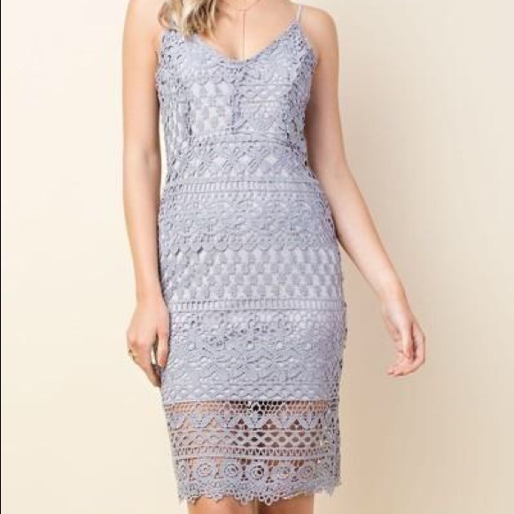 SALE!! Lace Bodycon Dress - Picture 3 of 4